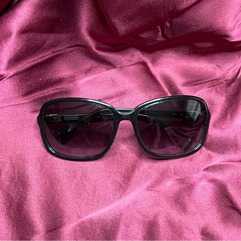 Coach black round sunglasses S2052